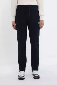 Брюки из смесового хлопка на кулиске Guess