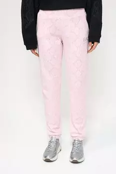 Джоггеры из смесового хлопка с принтом Ea7