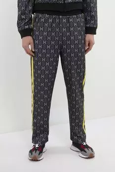 Брюки из смесового хлопка с принтом John Richmond