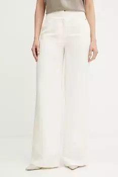 Брюки из смесового льна свободного кроя Marciano by Guess