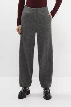 Брюки из смесовой шерсти EMPORIO ARMANI