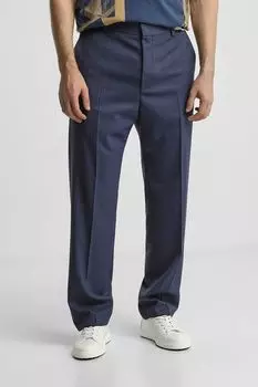 Брюки из смесовой шерсти HUGO