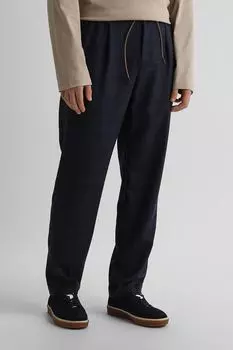 Брюки из смесовой шерсти в клетку Oulyss