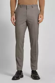 Брюки из смесовой шерсти зауженного кроя HUGO