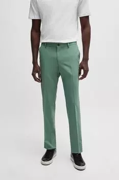 Брюки из смесовой шерсти зауженные BOSS