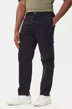 Брюки-карго из эластичного хлопкового атласа BOSS