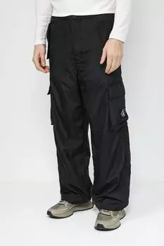 Брюки карго из хлопкового рипстопа Calvin Klein Jeans