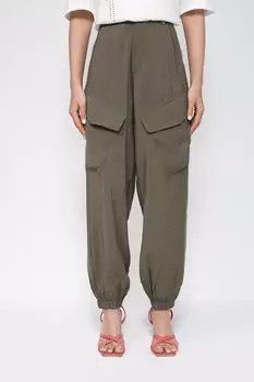 Брюки карго на высокой талии Rinascimento