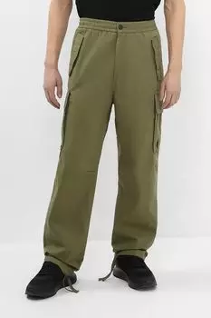 Брюки карго свободного кроя из хлопка рипстоп HUGO