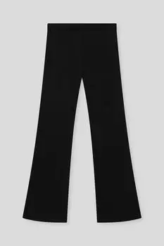 Брюки клеш хлопковые на эластичном поясе OVS