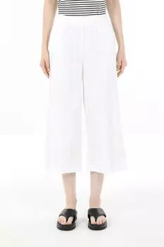 Брюки кюлоты хлопковые на эластичном поясе OVS