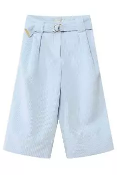 Брюки кюлоты в рубчик из вельвета Silver Spoon Life