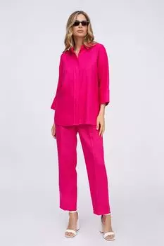 Брюки льняные прямого кроя ElectraStyle