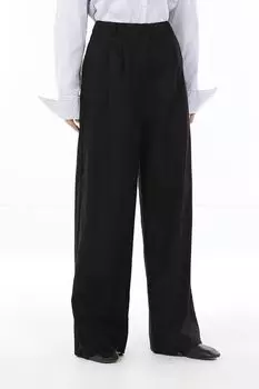 Брюки льняные широкого кроя Piombo