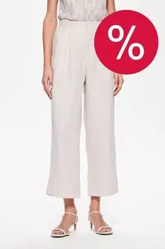 Брюки льняные укороченные DREAMS by Alena Akhmadullina