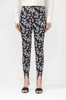 Брюки-легинсы со штрипками с принтом BELUCCI