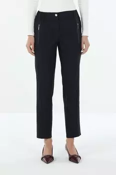 Брюки на эластичном поясе с молниями Betty Barclay