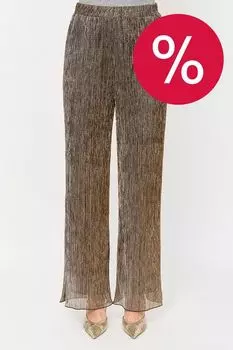 Брюки на эластичном поясе с разрезами Franco Vello