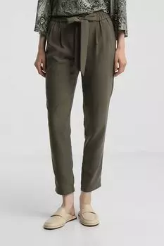 Брюки на эластичном поясе с завязками Promod