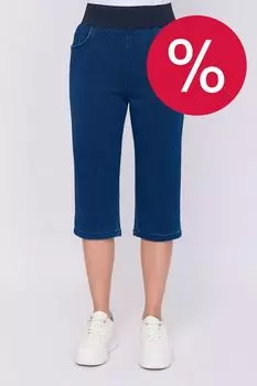 Брюки на эластичном поясе укороченные Franco Vello