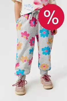 Брюки на кулиске с принтом ACOOLA