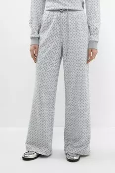 Брюки на кулиске с принтом BELUCCI