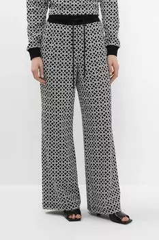 Брюки на кулиске с принтом BELUCCI