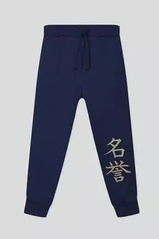 Брюки на кулиске с принтом GIOCO