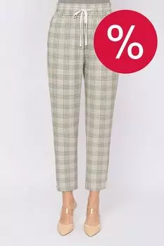 Брюки на кулиске в клетку Franco Vello