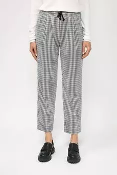 Брюки на кулиске в мелкую клетку BELUCCI