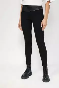 Брюки облегающего кроя со вставкой Rinascimento