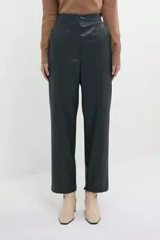 Брюки однотонные прямого кроя Emme Marella