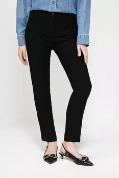 Брюки однотонные прямого кроя VERSACE JEANS COUTURE