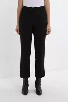 Брюки однотонные с отворотами OVS