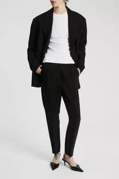 Брюки однотонные укороченного кроя Nume