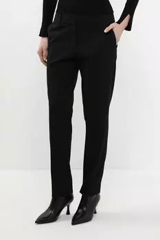 Брюки однотонные зауженного кроя HUGO