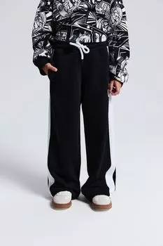 Брюки палаццо на кулиске с контрастными деталями MIMIMODA