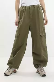 Брюки-парашюты хлопковые на кулиске HUGO BLUE