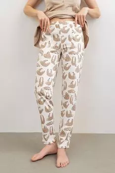 Брюки пижамные хлопковые с принтом Almando Melado