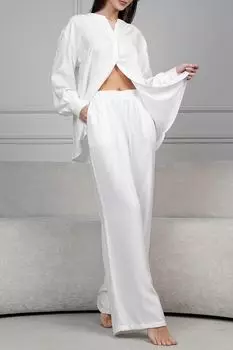 Брюки пижамные на эластичном поясе Almando Melado