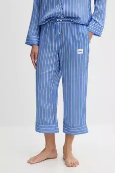 Брюки пижамные в полоску укороченные HUGO