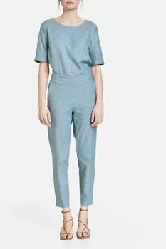 Брюки прямого кроя из смесового хлопка Taifun