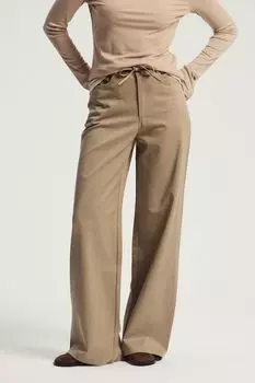 Брюки прямого кроя на кулиске Nume