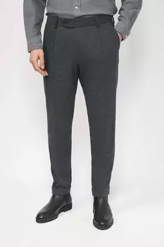 Брюки прямого кроя с добавлением шерсти BOSS