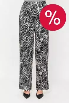 Брюки прямого кроя с принтом Franco Vello