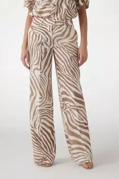 Брюки прямого кроя с принтом Marciano by Guess