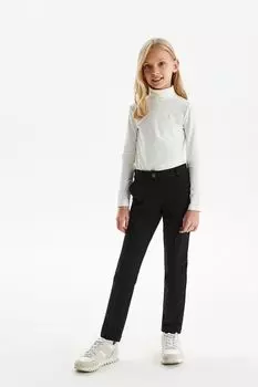 Брюки прямого кроя со стрелками Silver Spoon