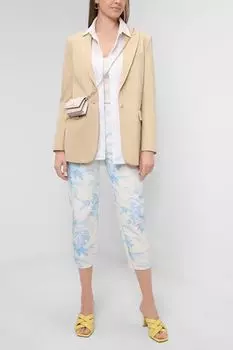 Брюки с цветочным принтом TWINSET