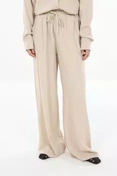 Брюки с добавлением льна на кулиске COLORPLAY