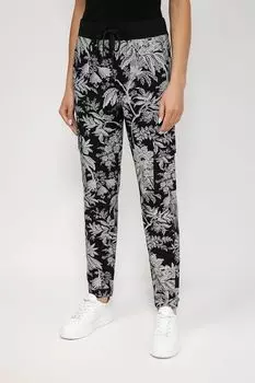 Брюки с принтом на эластичном поясе Rinascimento